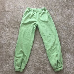 lime green brandy sweats